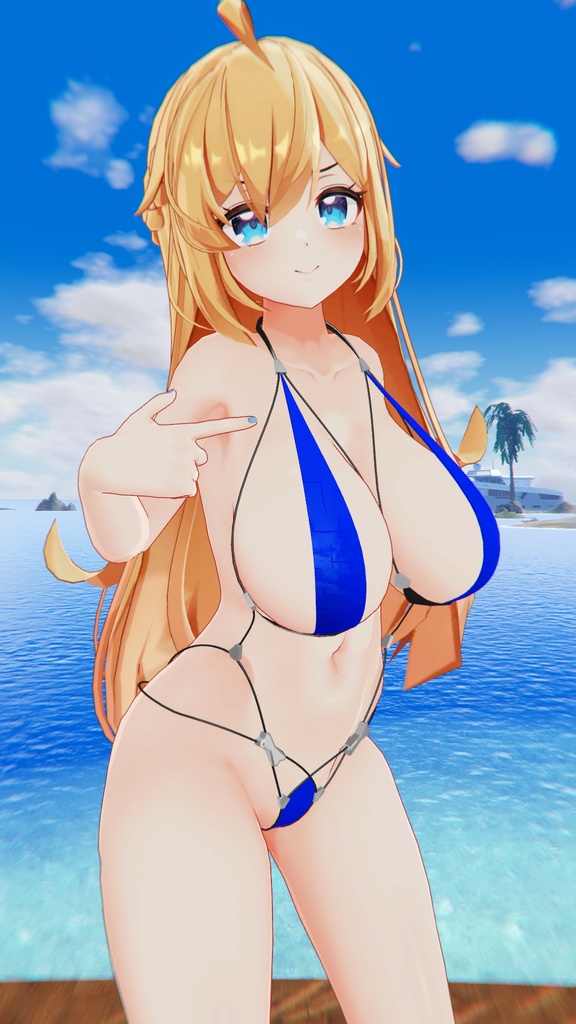 HM10 可変式紐水着 セリアちゃん用