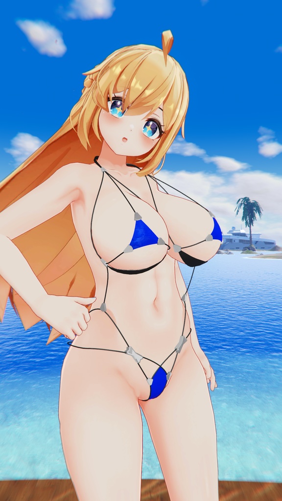 HM10 可変式紐水着 セリアちゃん用