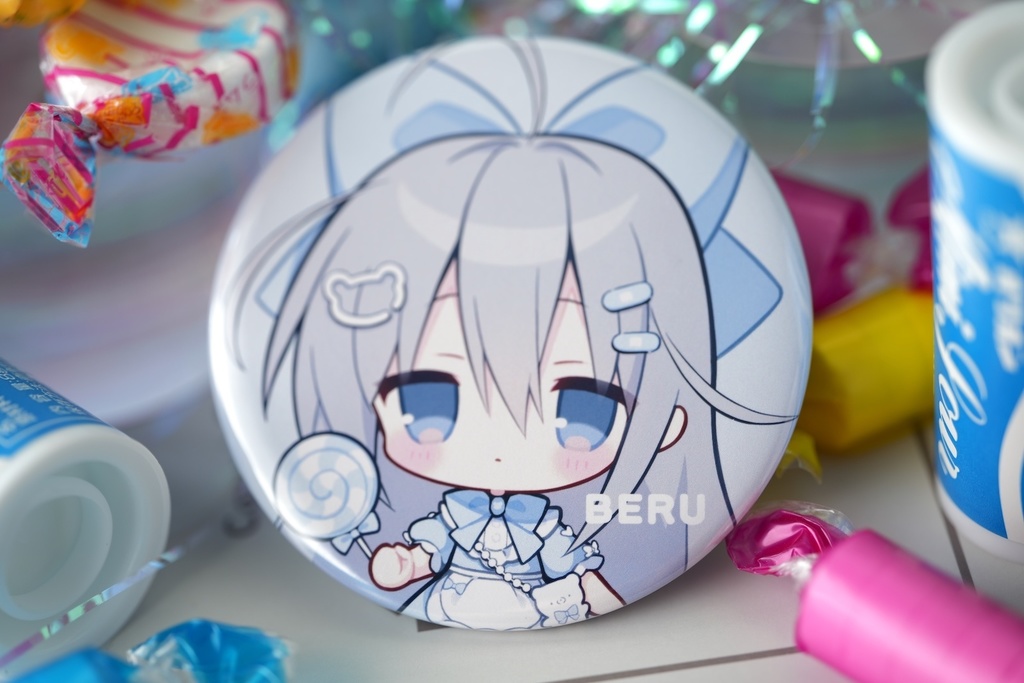 【C106新作】白熊汰べるちゃん 缶バッジ(単品)