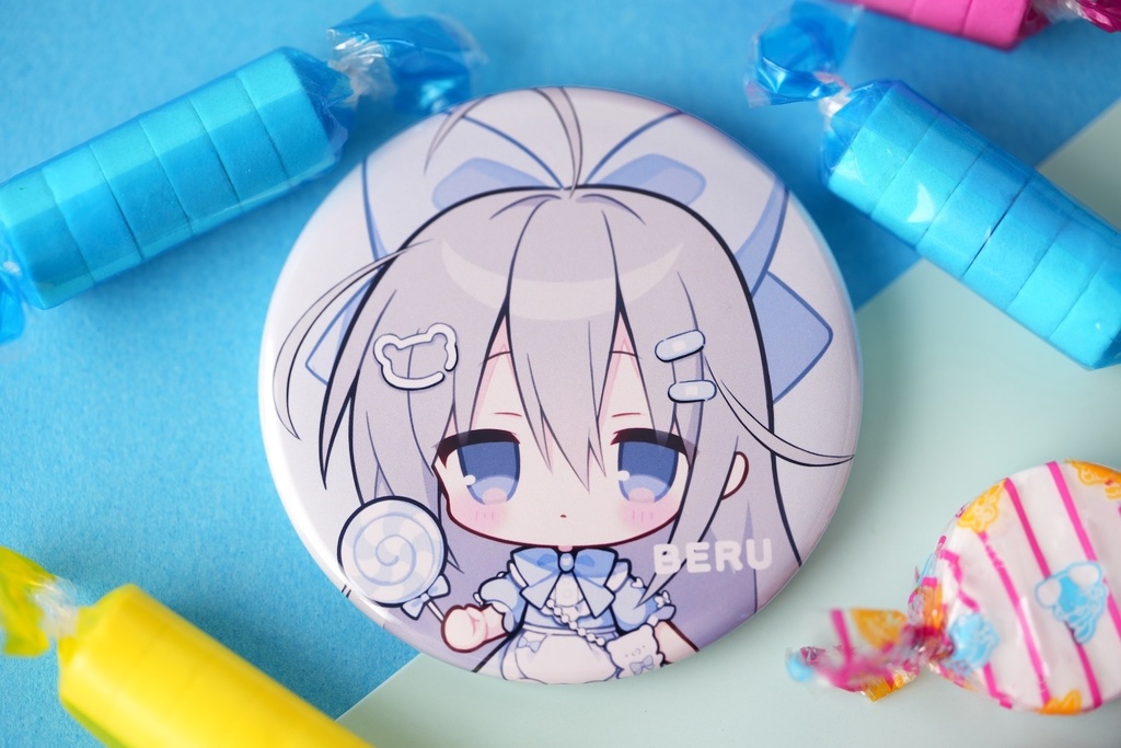 【C106新作】白熊汰べるちゃん 缶バッジ（単品）