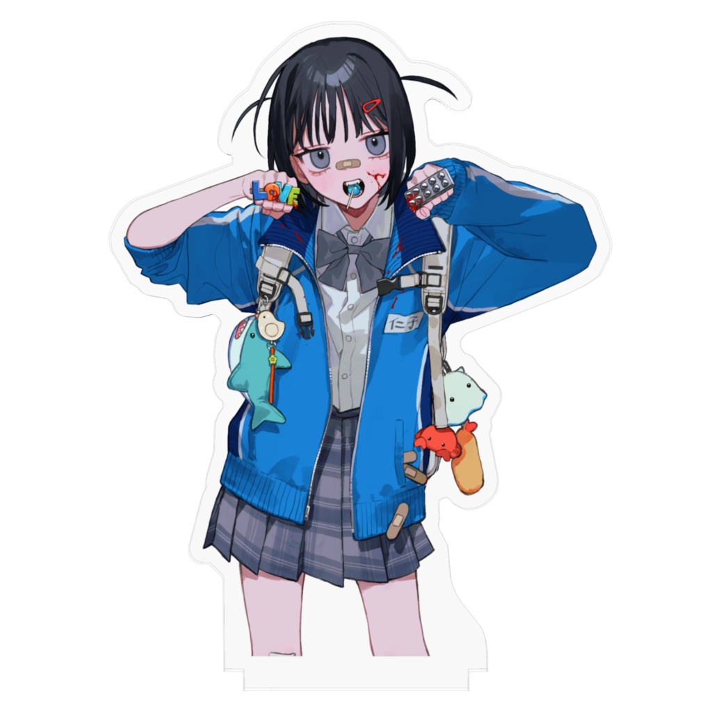 登下校アクリルスタンド(ニコ)