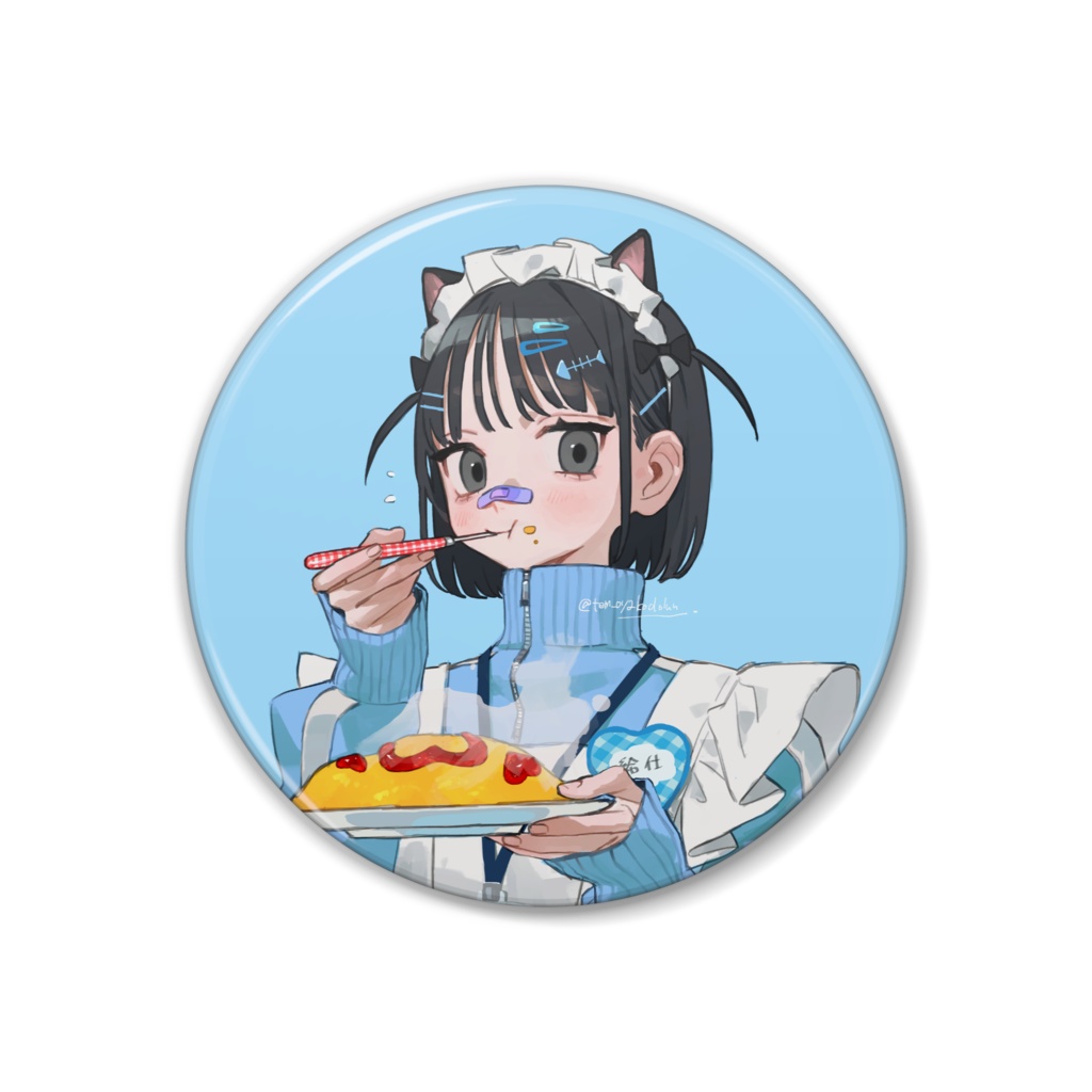 給仕缶バッジ（ニコ）