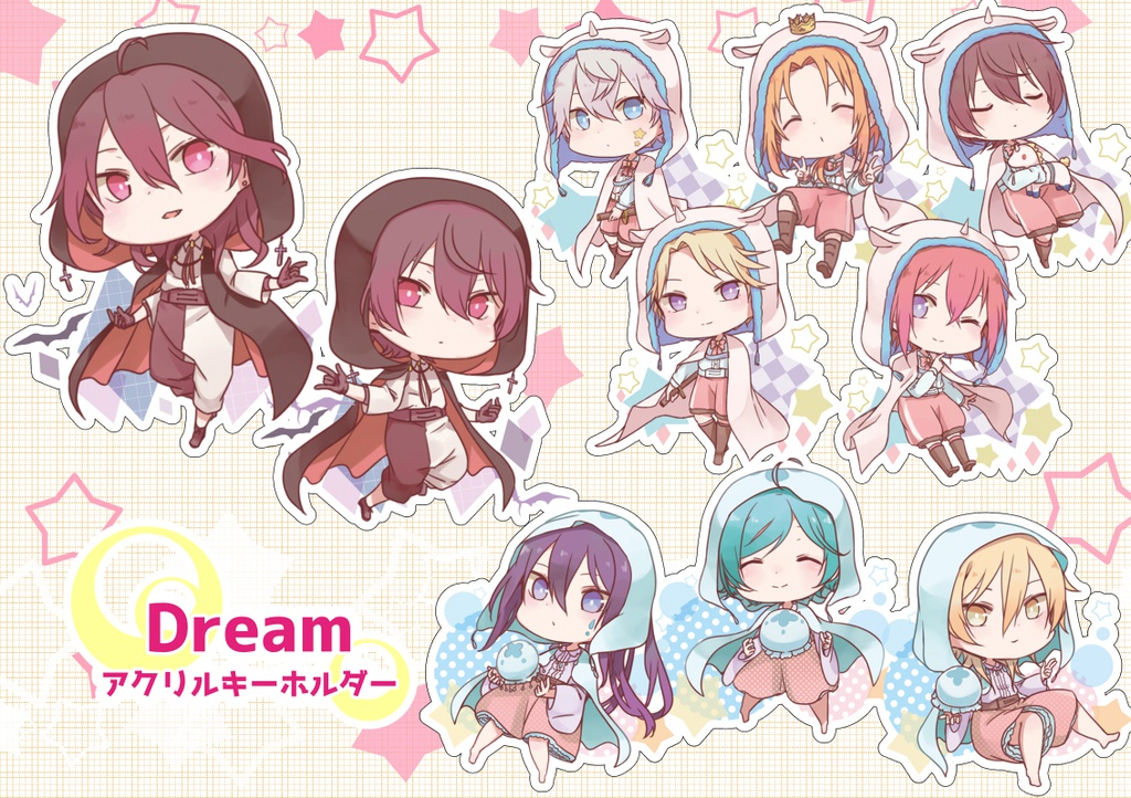 Dreamアクリルキーホルダー