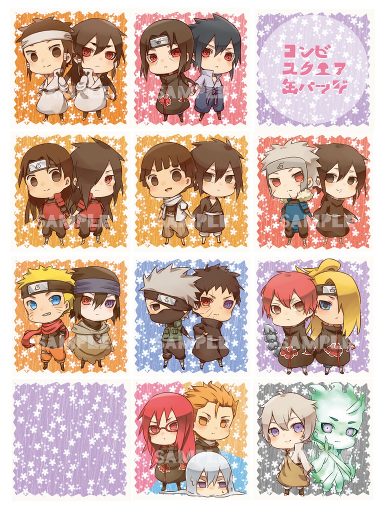 コンビスクエア缶バッジ