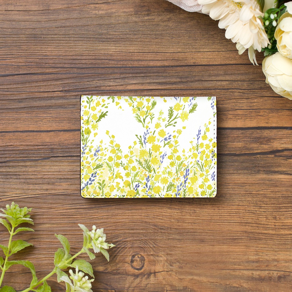 【Hanayukiオリジナル カードケース・名刺入れ】ミモザ