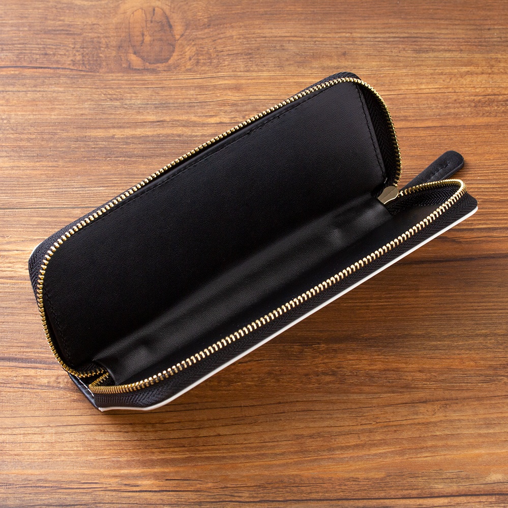 【 メガネケース 眼鏡ケース ペンケース ポーチ 】ダリアピンクベージュ【花柄】