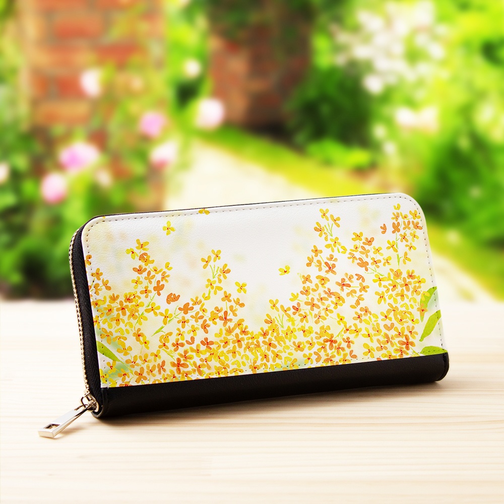 【長財布】金木犀【花柄】