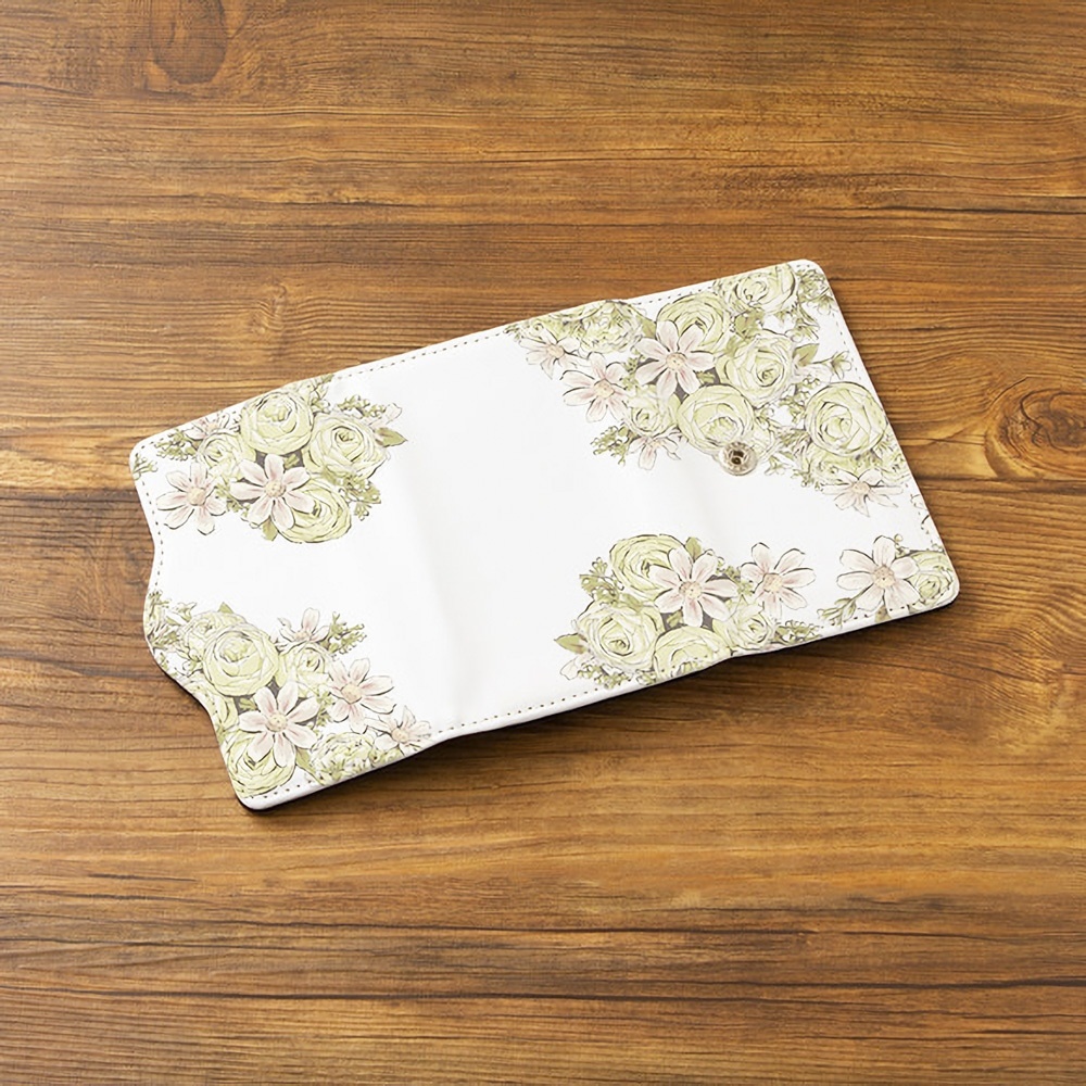 【Hanayukiオリジナル キーケース】イングリッシュローズ グリーン