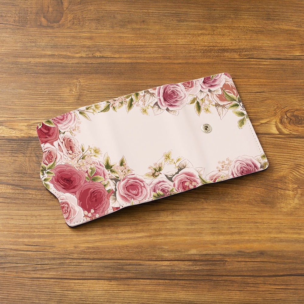 【Hanayukiオリジナル キーケース】ローズガーデンピンク
