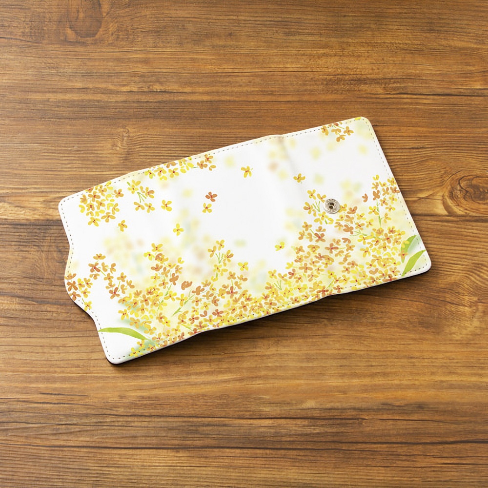 【Hanayukiオリジナルアート キーケース】金木犀