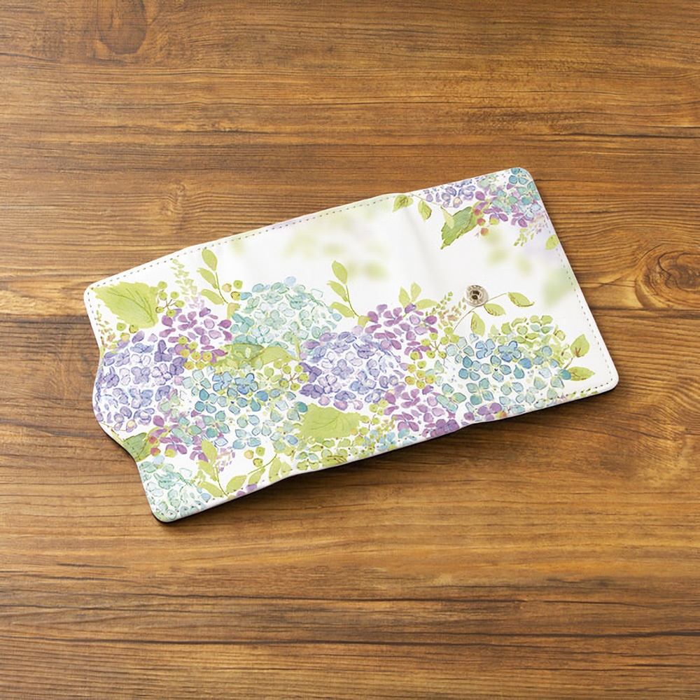 【Hanayukiオリジナルアート キーケース】紫陽花