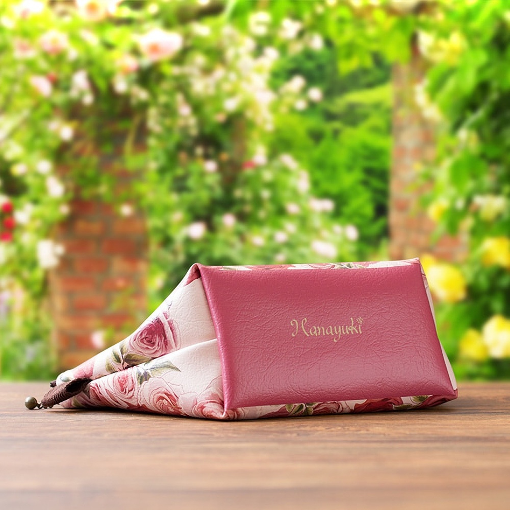 * Hanayuki オリジナルポーチ * ローズガーデンピンク