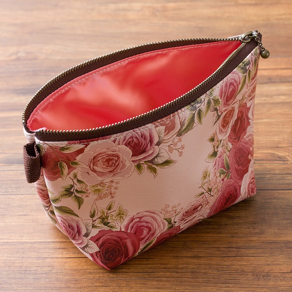 * Hanayuki オリジナルポーチ * ローズガーデンピンク