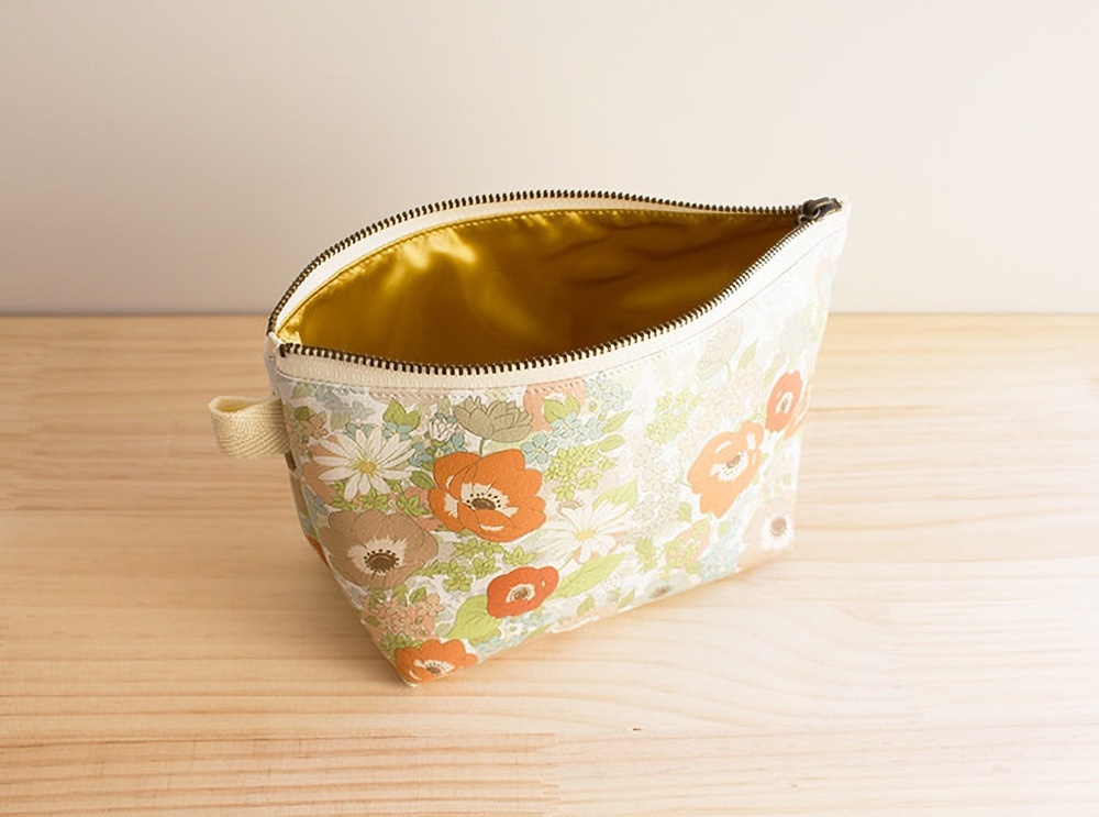 * Hanayuki オリジナルポーチ *アネモネオレンジ