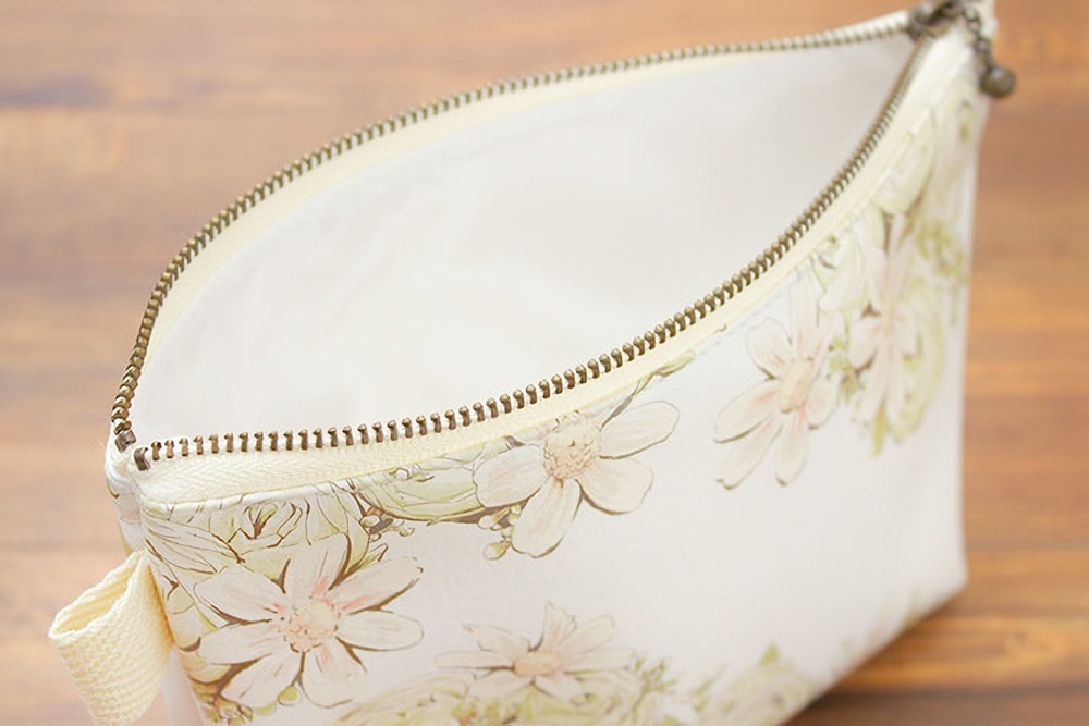 * Hanayuki オリジナルポーチ *イングリッシュローズグリーン