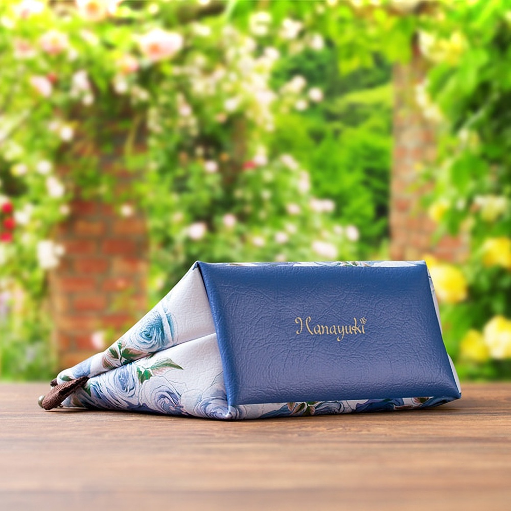 * Hanayuki オリジナルポーチ *ローズガーデンブルー