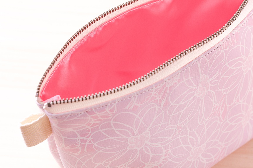 * Hanayuki オリジナルポーチ *コットンフラワーピンク