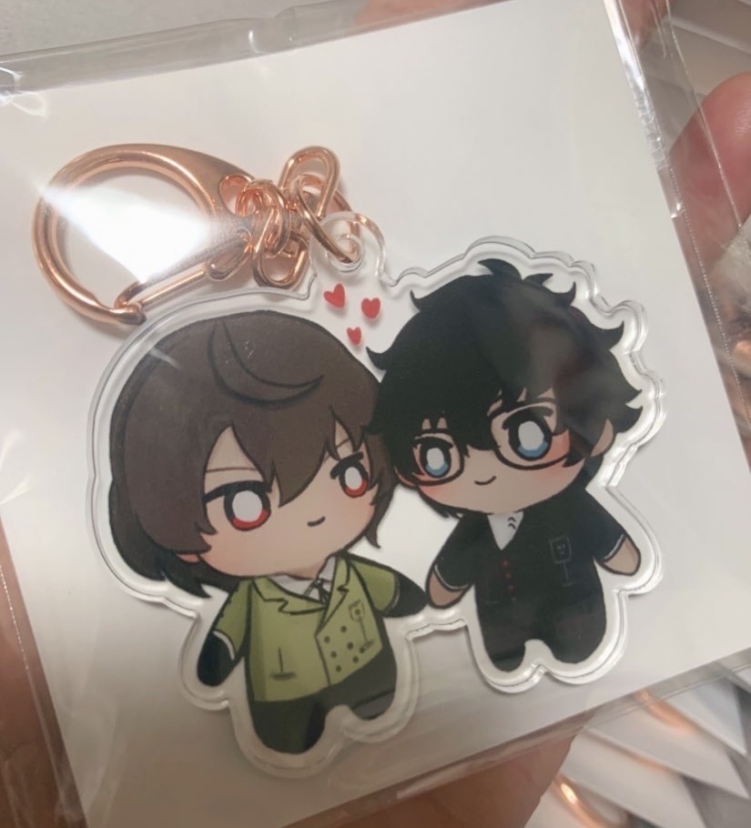 あけちぬい＆ぺごぬいアクリルキーホルダー
