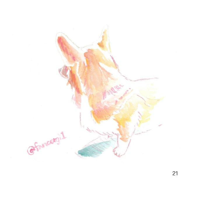 コーギー絵本(プチ闘病記)&水彩画など色々まとめ本 『ユキちゃんだいすき -with LOVE from YUKI-』