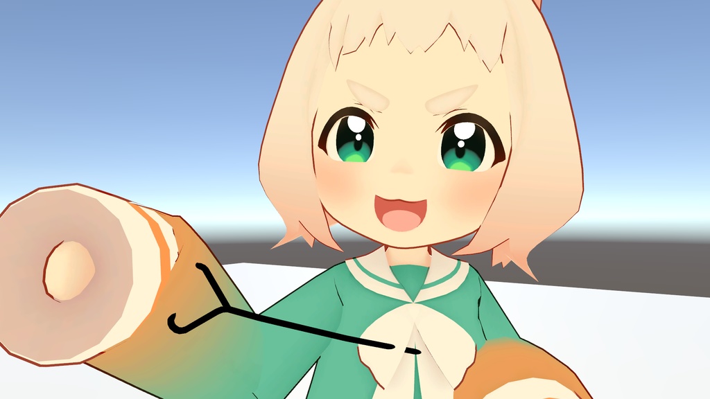 【PhysBone対応】チェンソーマンの”のびる”スターターロープ【無料】