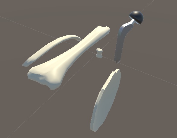 【FBXのみ】人骨パーツ詰め合わせ