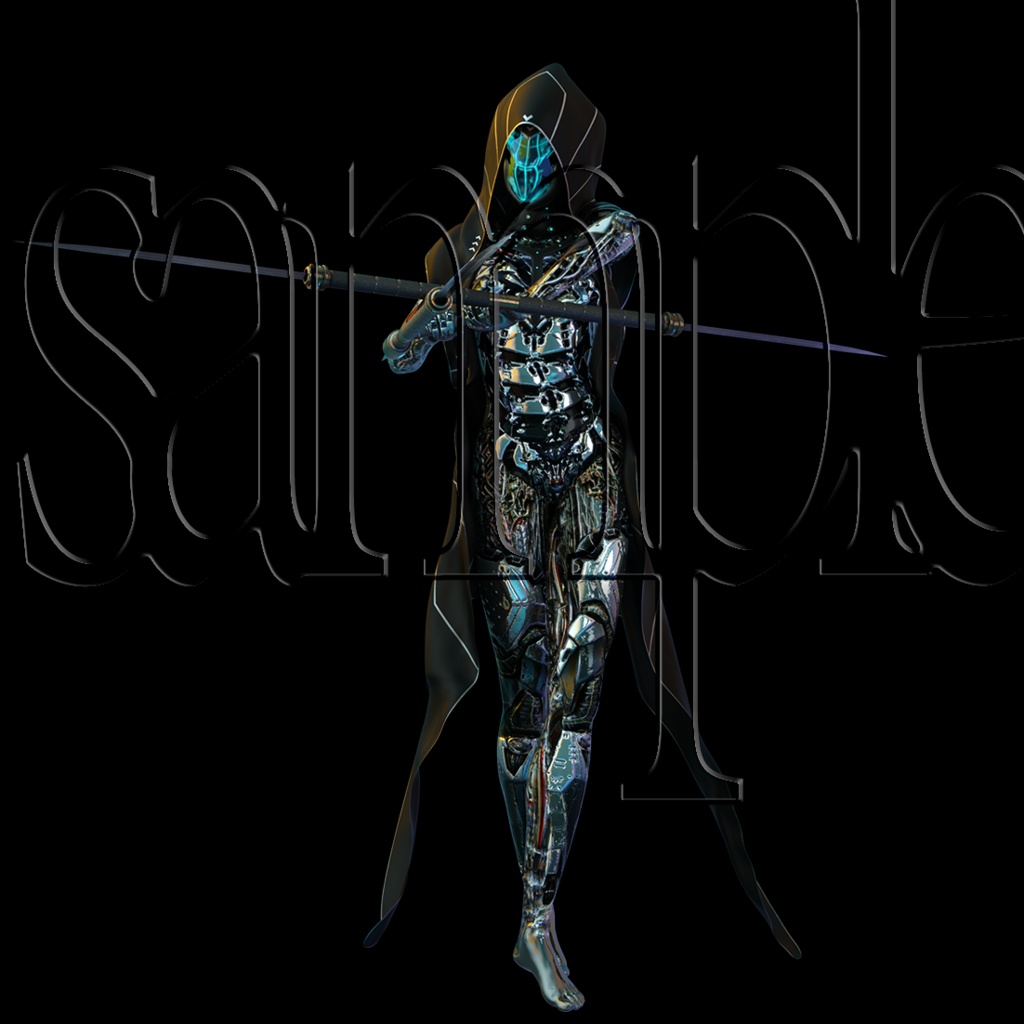 立ち絵素材:キラーサイボーグ Killer Cyborg