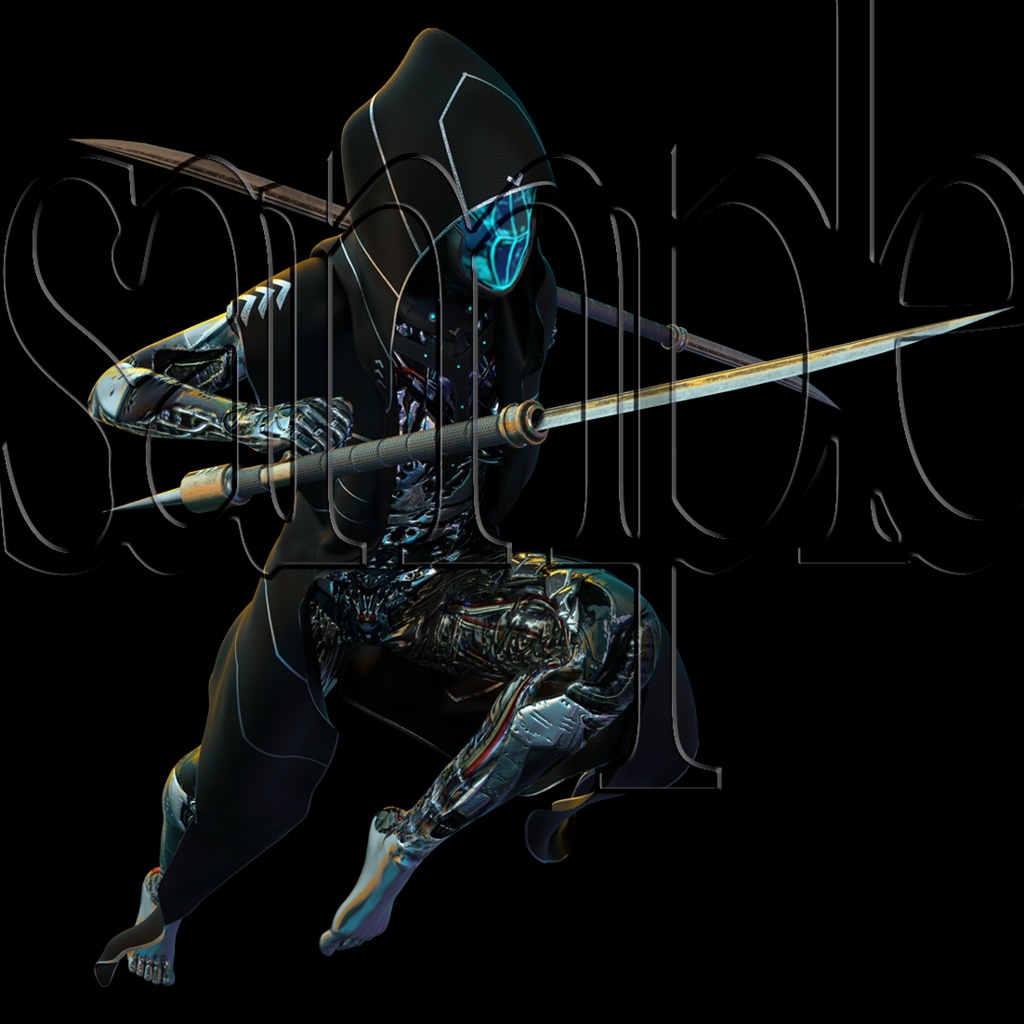 立ち絵素材:キラーサイボーグ Killer Cyborg