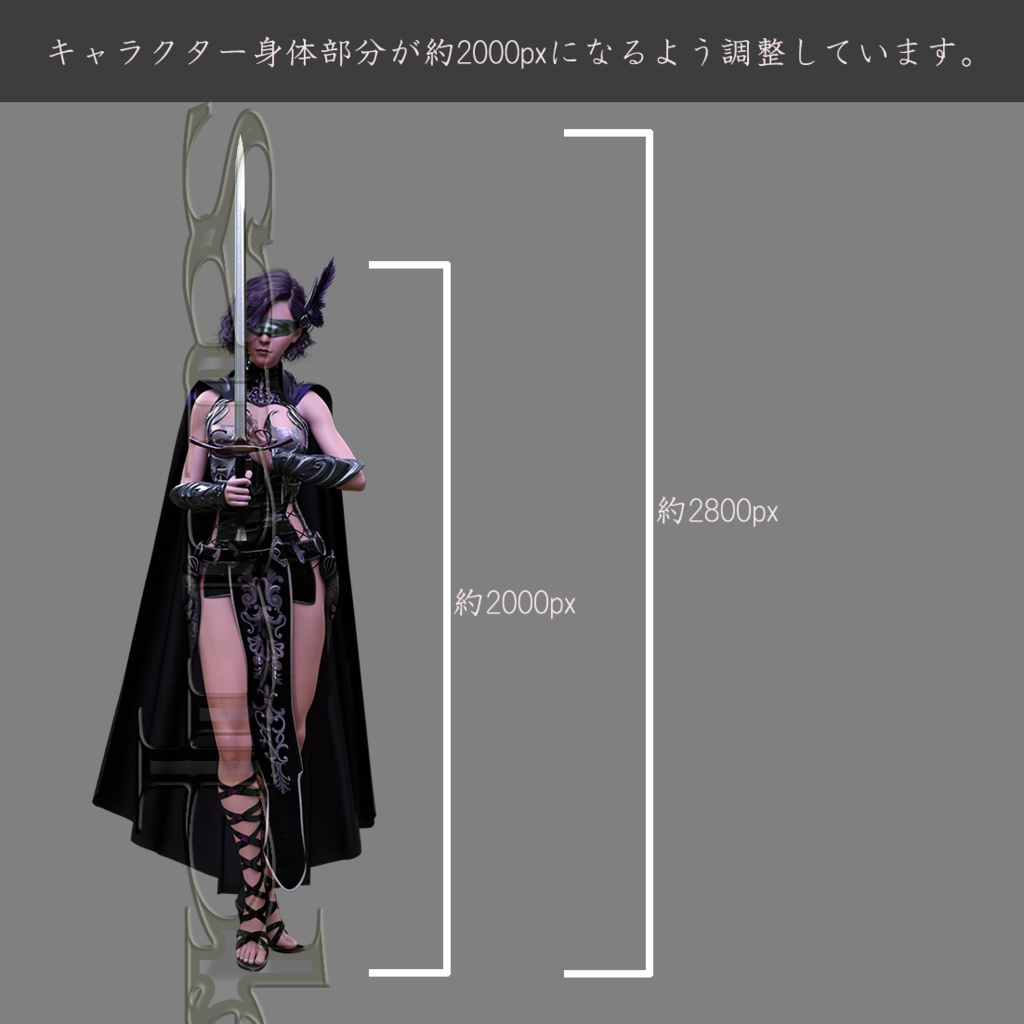 黒の戦乙女_Valkyrie in Black