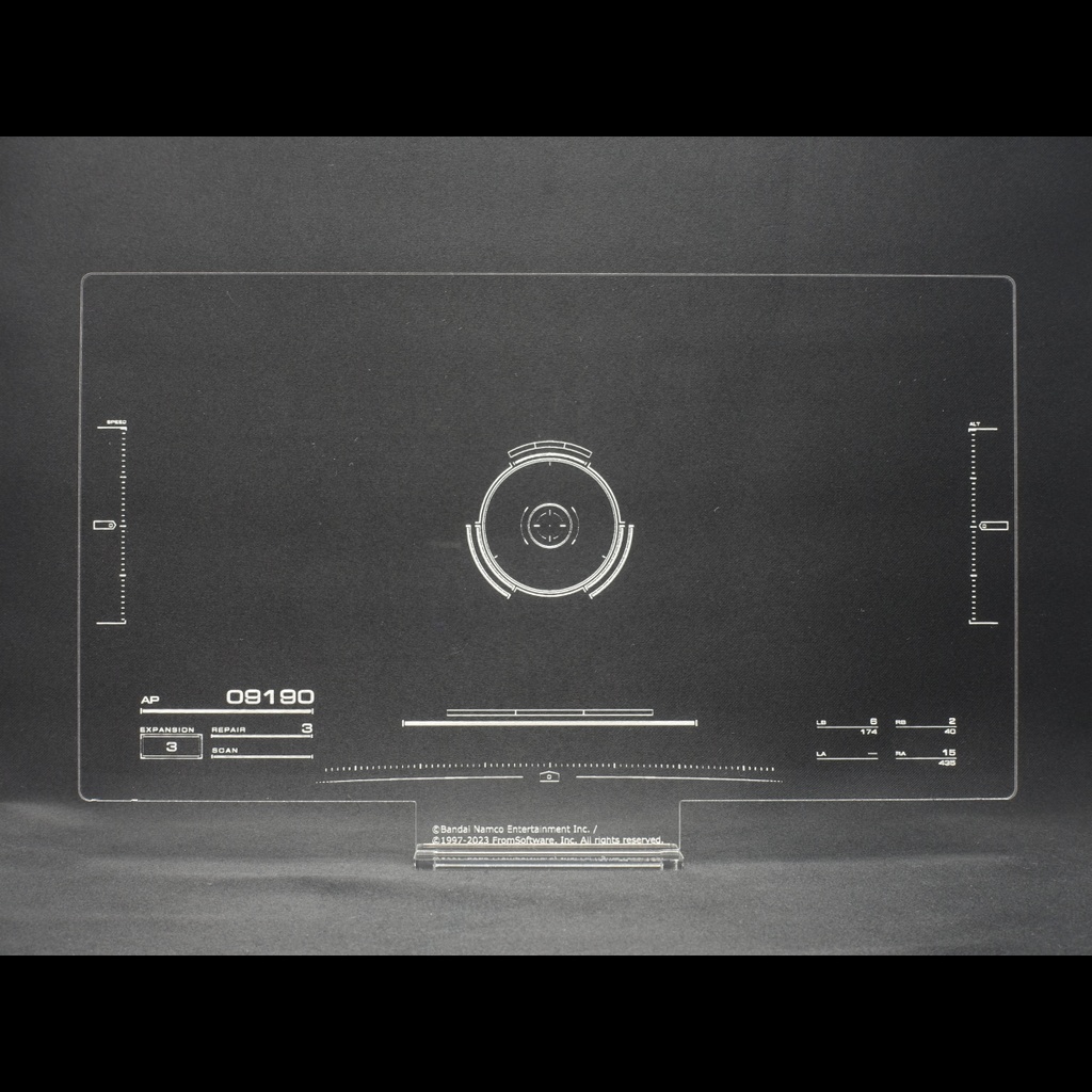 "ACⅥ" コクピット視点アクリルパネル_LEDライト用(ARMORED CORE Ⅵ FIRES OF RUBICON)