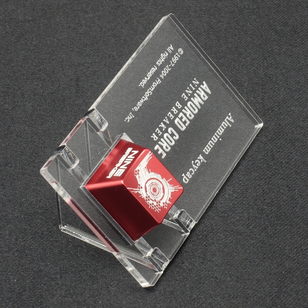 "NINE BREAKER" アルミ削り出しキーキャップ(ARMORED CORE NINE BREAKER)