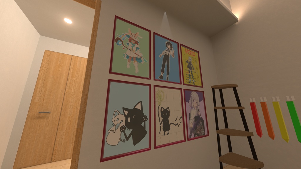 【無料(free)】額縁 VRC想定 / VRC picture frame