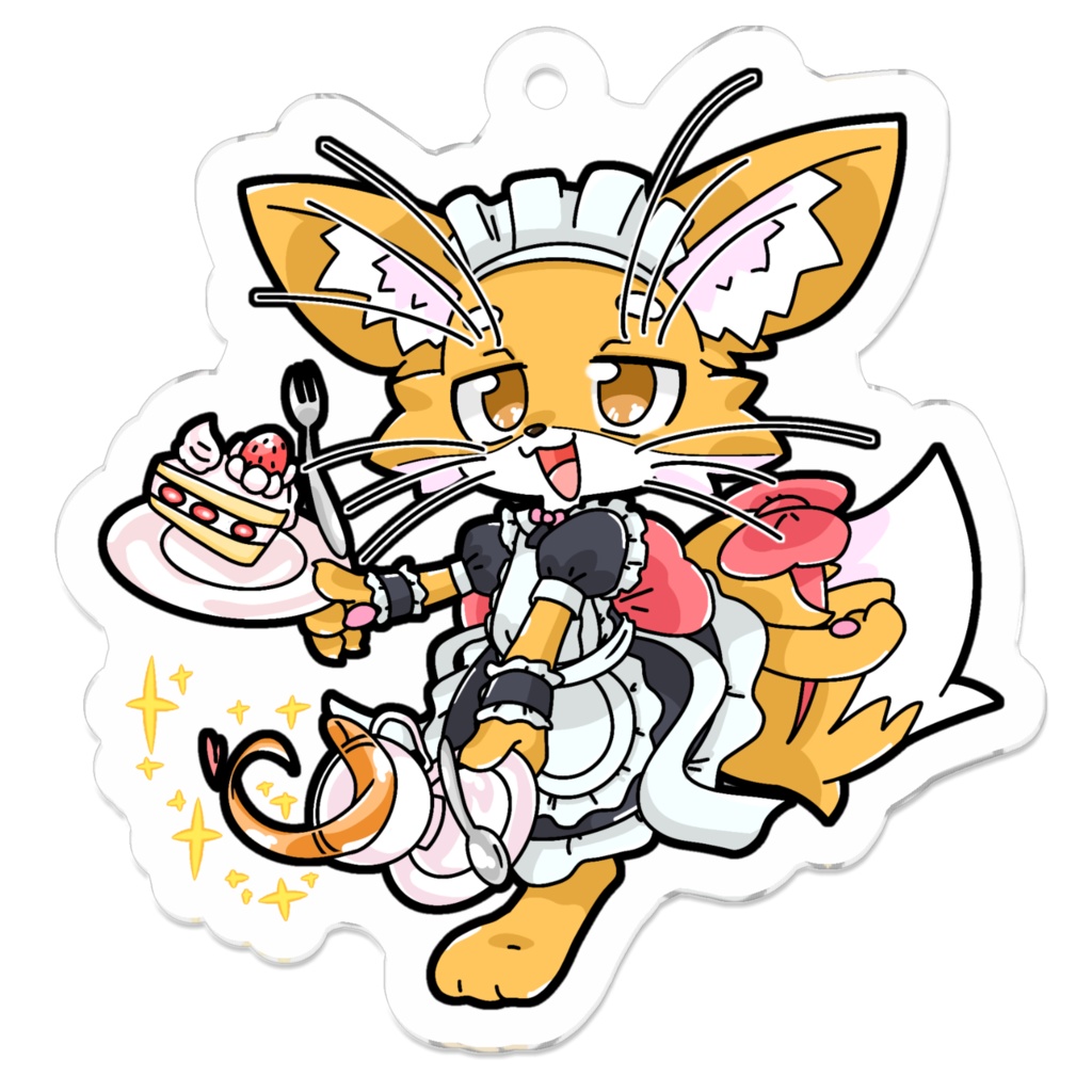 メイドのアッシュくん お紅茶ぶっかけ♡サービス アクキー