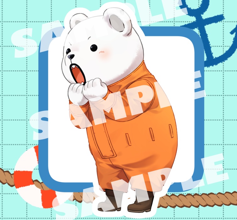 ベポ　アクリルキーホルダー