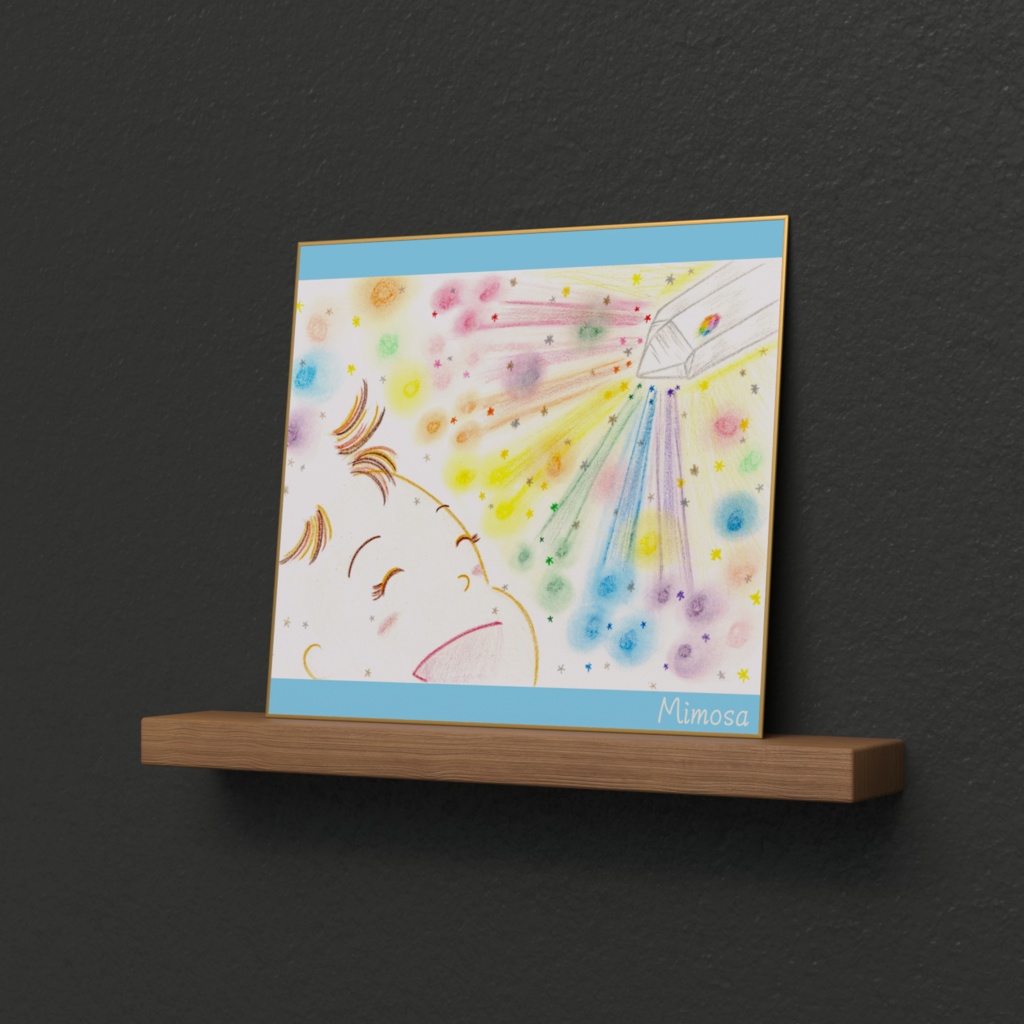 BABY SIGHT💗~赤ちゃんが見ているもの~(色紙)