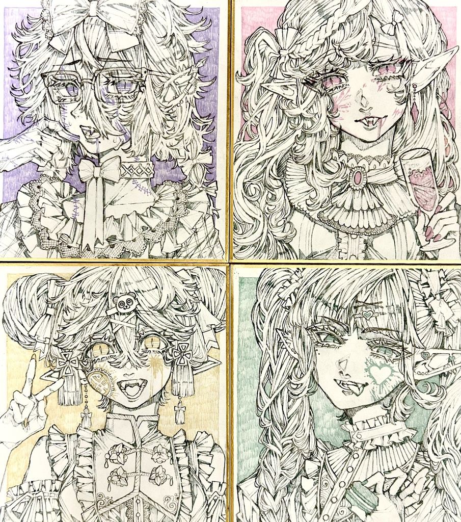 小色紙 (吸血鬼×ロリータ)