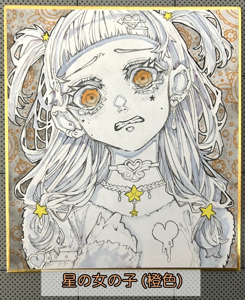 【原画】星の女の子シリーズ【小色紙】