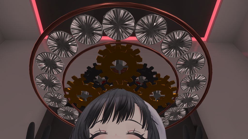 【VRChat】歯車ヘイロー