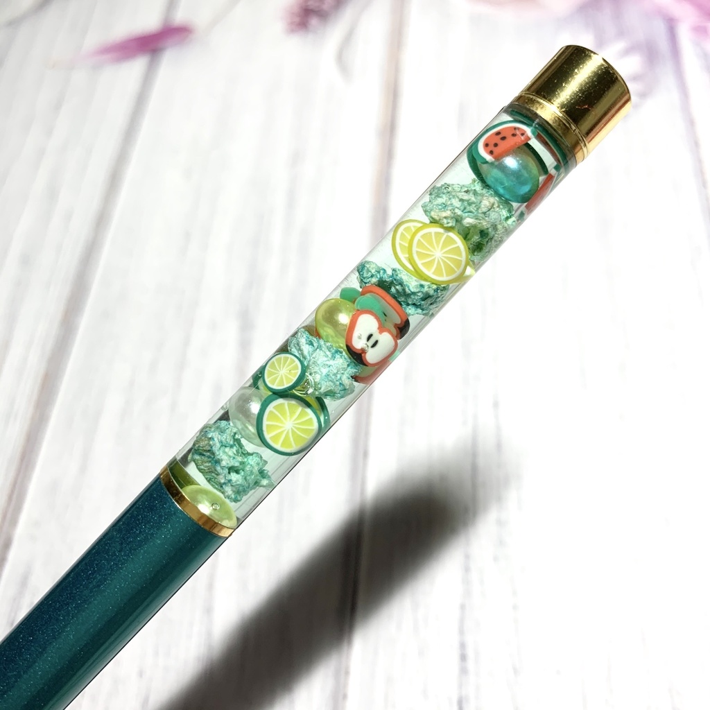 ハーバリウムボールペン 夏フルーツミックス Kirarate キララテ Booth