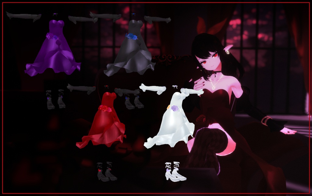 5アバター対応, カミラの歓喜, 赤いドレス(Carmilla's Dress, The Red dress)