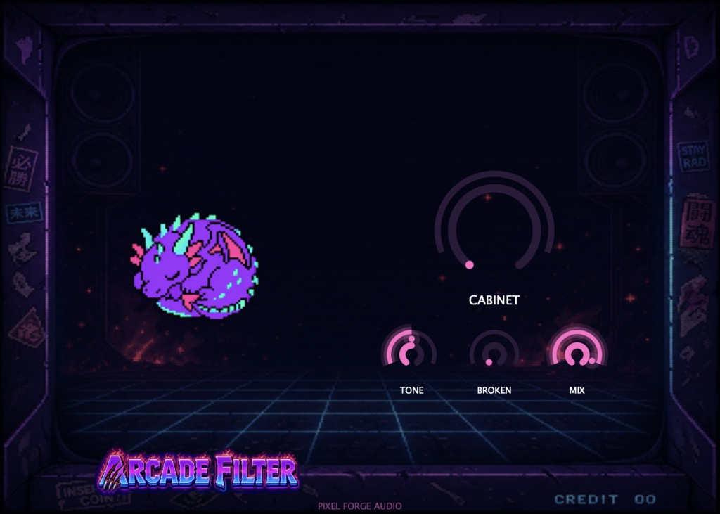 【アーケード筐体風エフェクト】Arcade Filter - Arcade Cabinet Style Filter Plugin