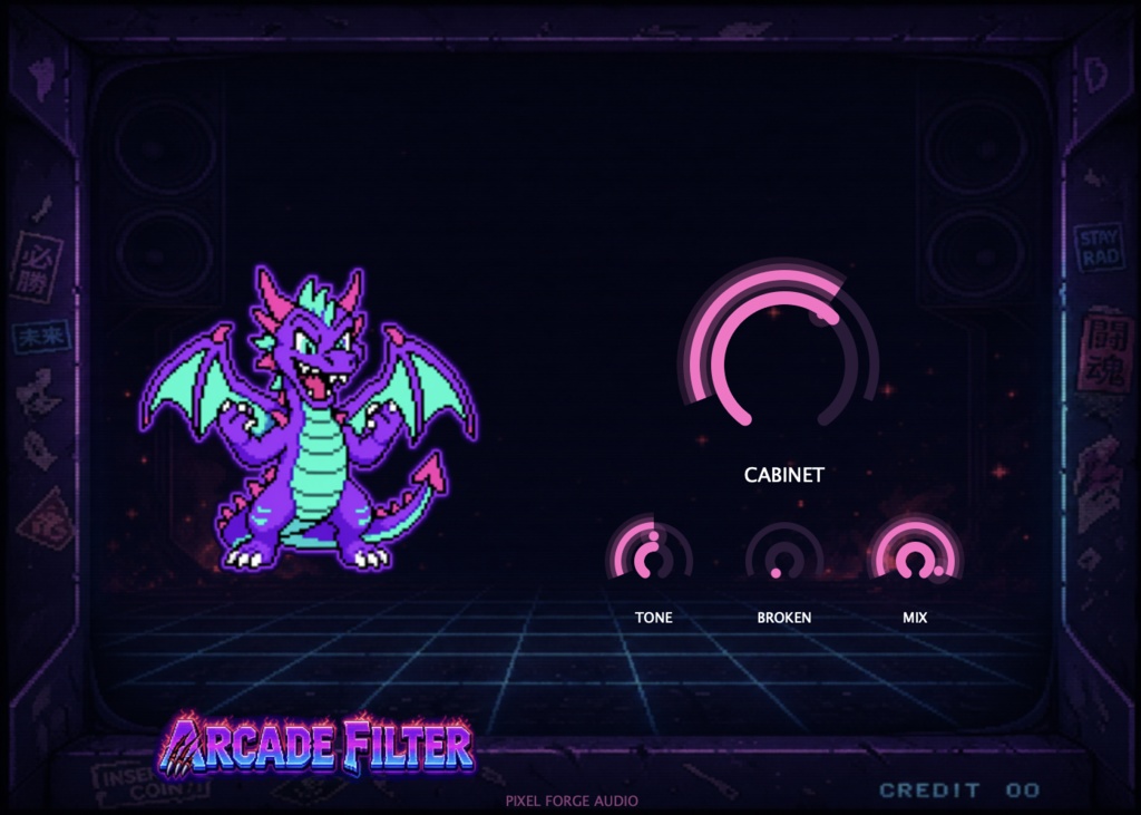 【アーケード筐体風エフェクト】Arcade Filter - Arcade Cabinet Style Filter Plugin