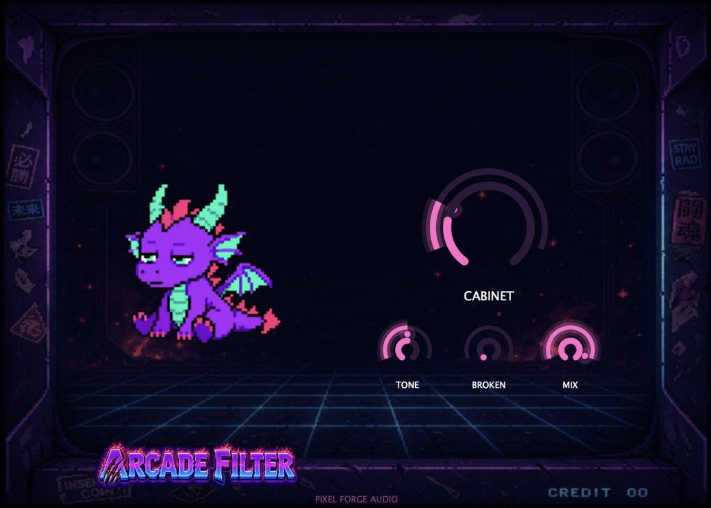 【アーケード筐体風エフェクト】Arcade Filter - Arcade Cabinet Style Filter Plugin
