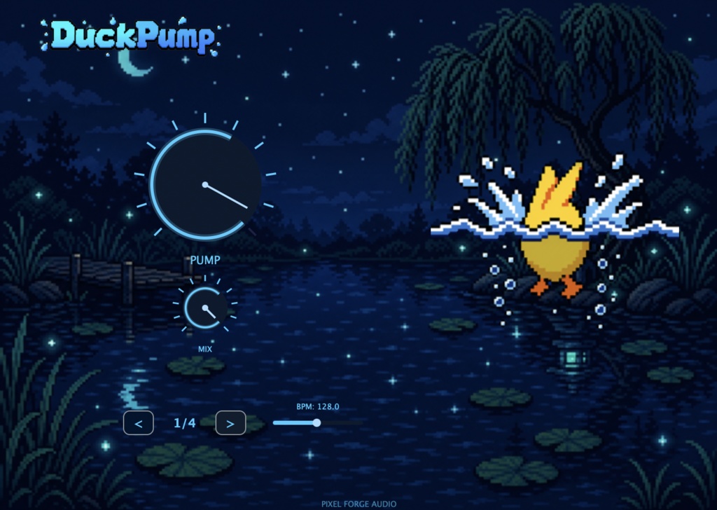 【サイドチェインプラグイン】DuckPump - Sidechain Pumping Plugin