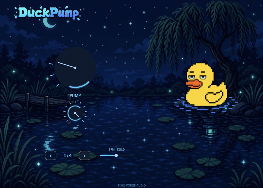 【サイドチェインプラグイン】DuckPump - Sidechain Pumping Plugin