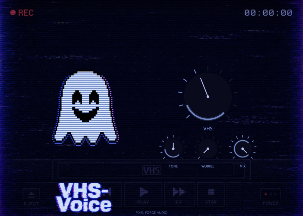 【レトロテープエフェクター】VHS-Voice - VHS Tape Degradation Plugin