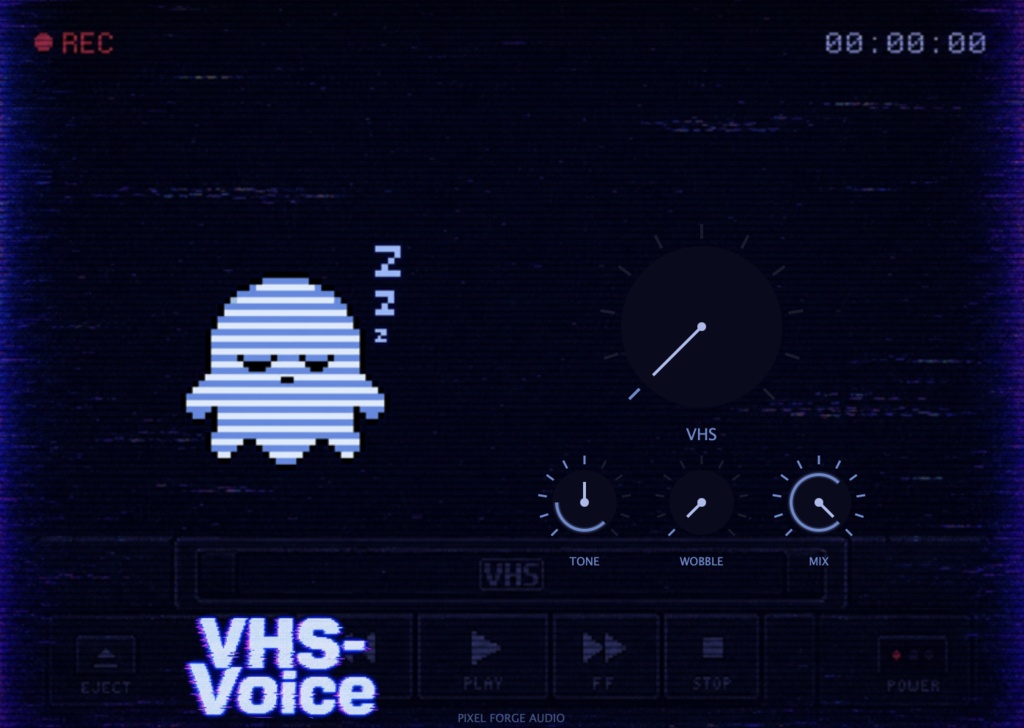 【レトロテープエフェクター】VHS-Voice - VHS Tape Degradation Plugin