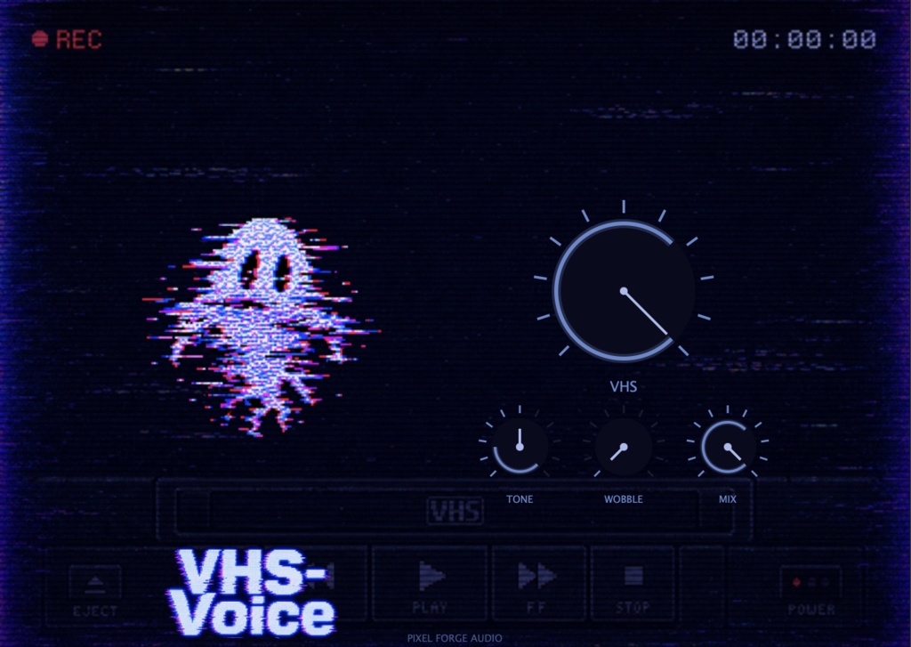 【レトロテープエフェクター】VHS-Voice - VHS Tape Degradation Plugin