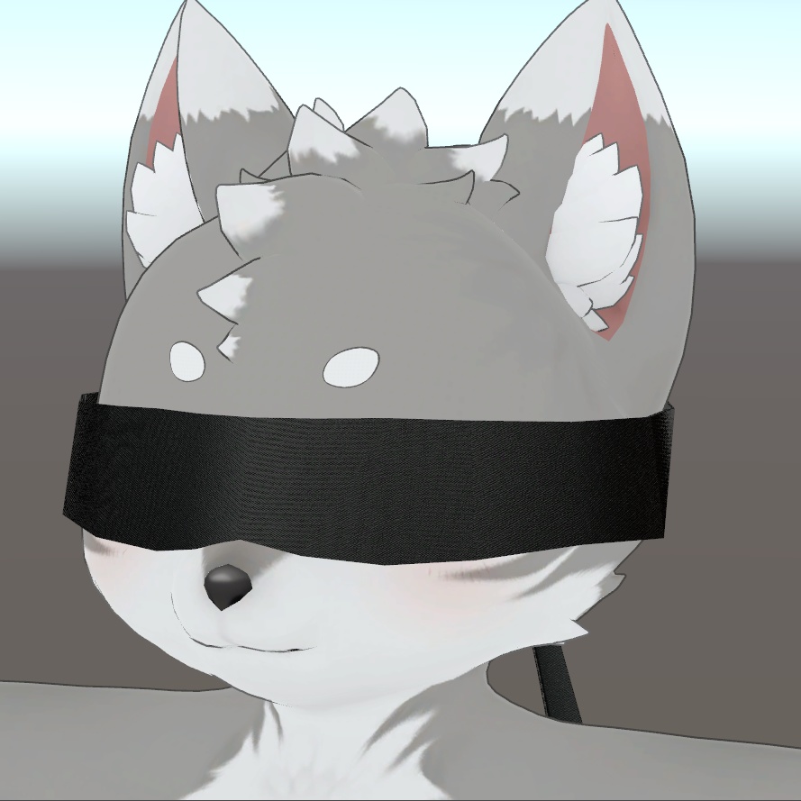 アルフィー向け頭部アクセサリー『目隠し』【無料】