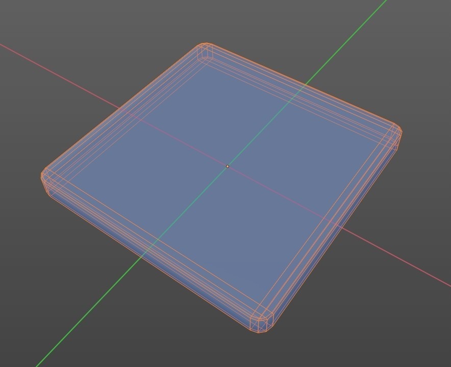 【3D素材】木製コースター四種