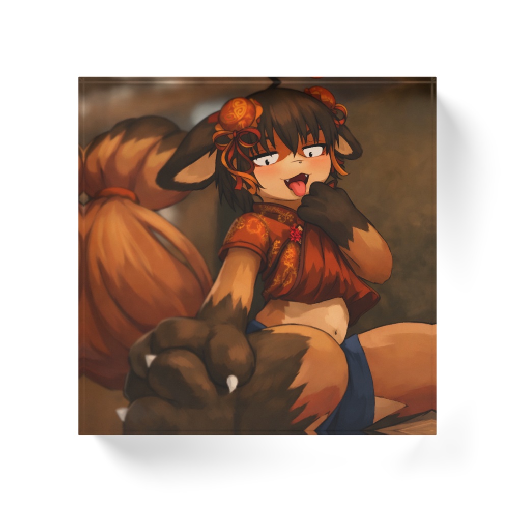 ミニなこちゃんアクリルブロック(絵:のえぴん)